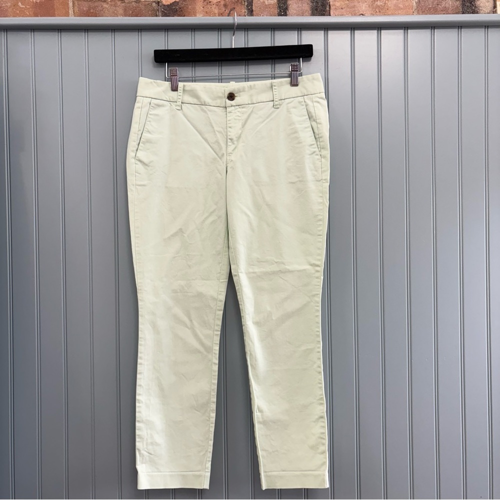 J.Crew Factory Frankie Stretch Mint Pant Size 8